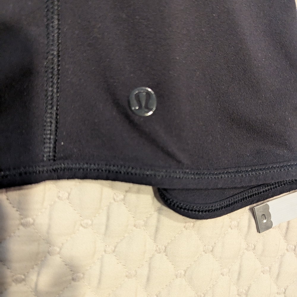 LULULEMON Making Moves Long Sleeve Top Pleated Back Panel Black Large - Picture 7 of 9